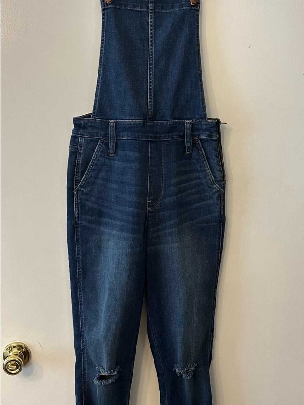 Madewell Roadtripper Overalls in Brodie Wash - Super Stretch - Size Sm - Picture 6 of 7